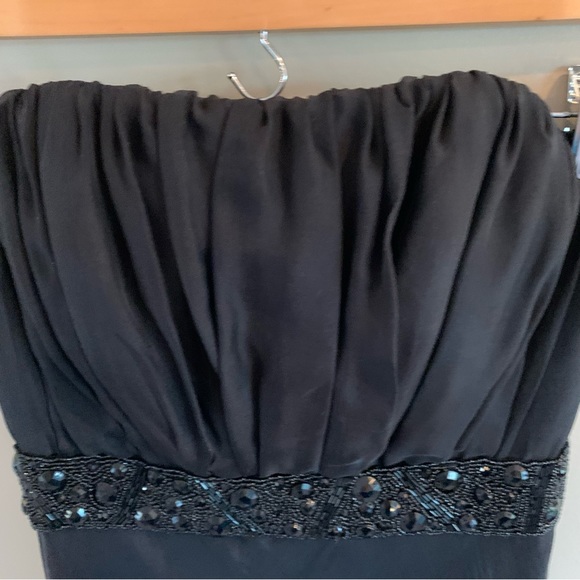 A.B.S. Collection by Allen Schwartz | Black Silk Evening Gown - Picture 9 of 16